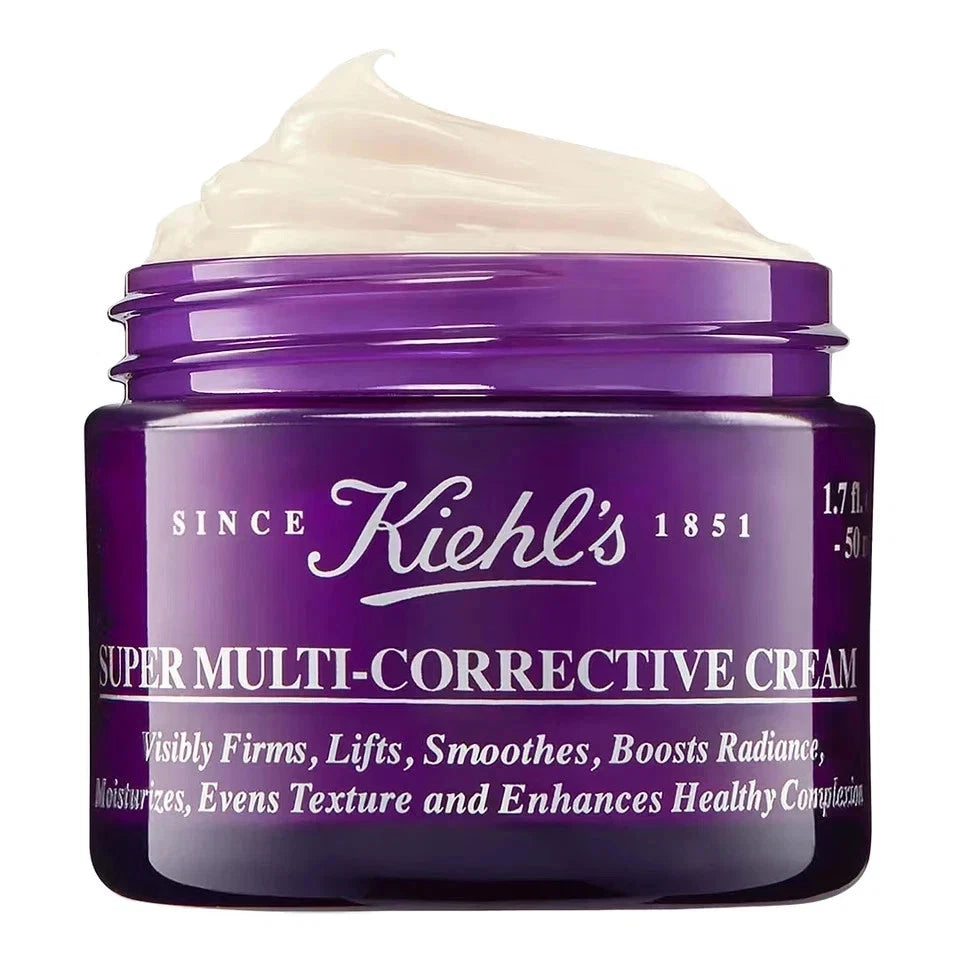 Kiehl's Super Multi-Corrective Anti-Aging Face & Neck Cream, 2.5 fl oz / 75 mL – Wrinkle Reducing & Firming Moisturizer for Face and Neck