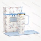 Stanley x LoveShackFancy 40 oz Tumbler Cup – Rosa Beaux Blue Holiday Quencher